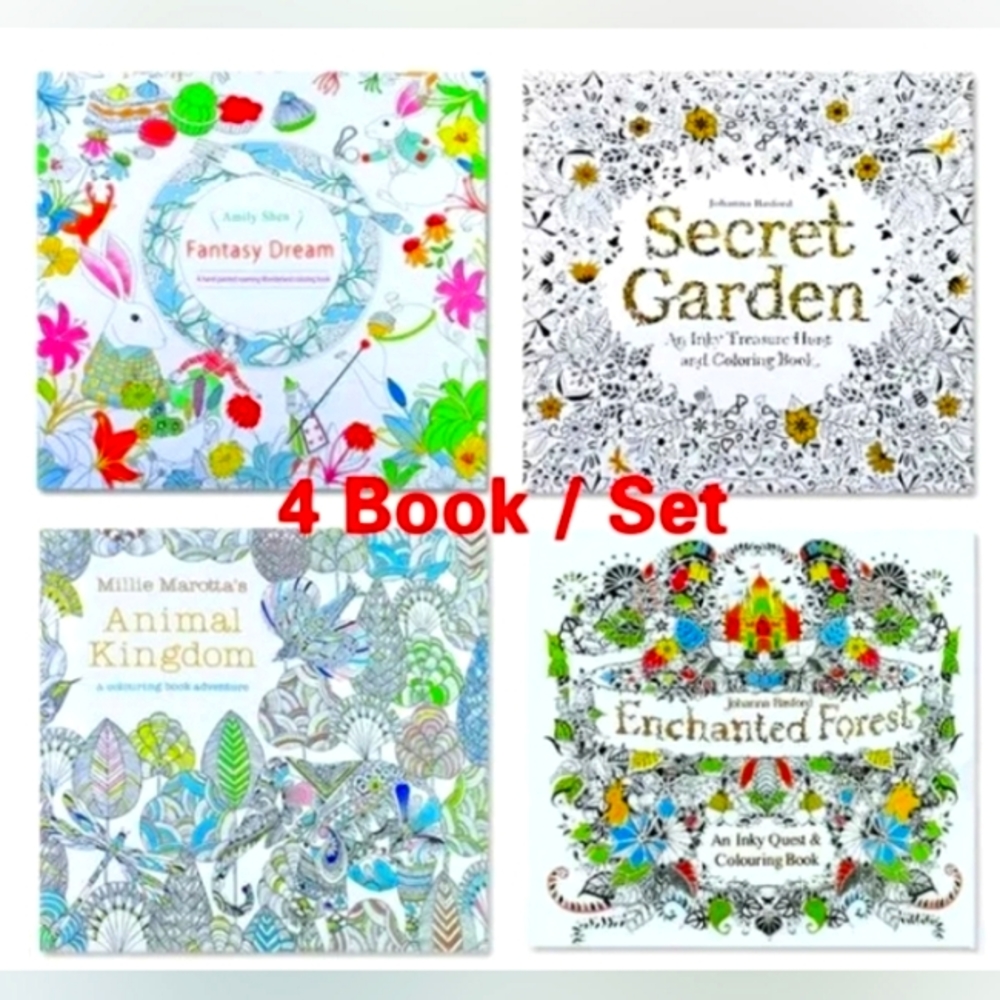 4 Book Set Creative Painting